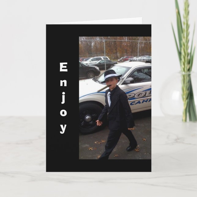 GO OUT AND ENJOY YOUR BIRTHEDAY CARD (Front)