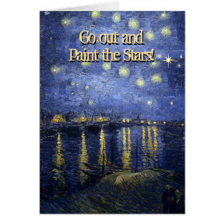Go out and paint the Stars Cards