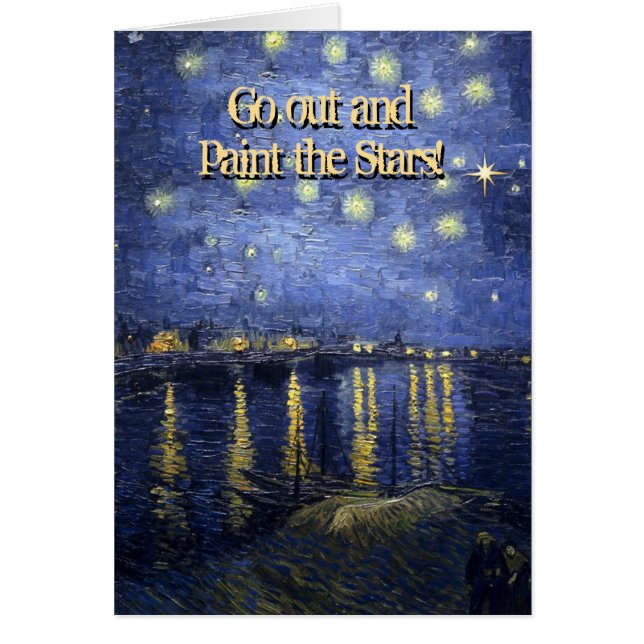 Go out and paint the Stars Cards (Front)