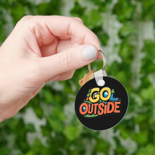 Go Outside Adventure Keychain (Hand)