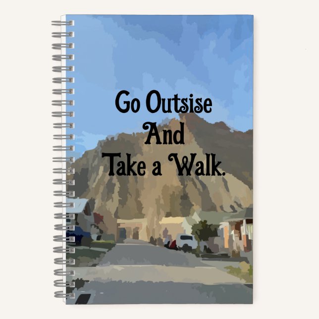 Go Outside Bullet Journal (Front)