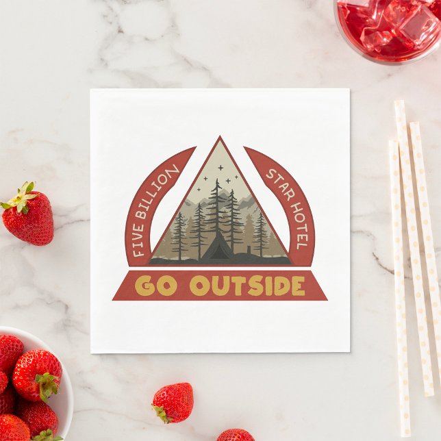 Go Outside Camping Napkins (Creator Uploaded)