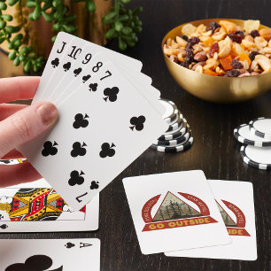 Go Outside Camping Poker Cards