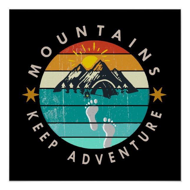 Go Outside Outdoor Keep adventure Poster (Front)