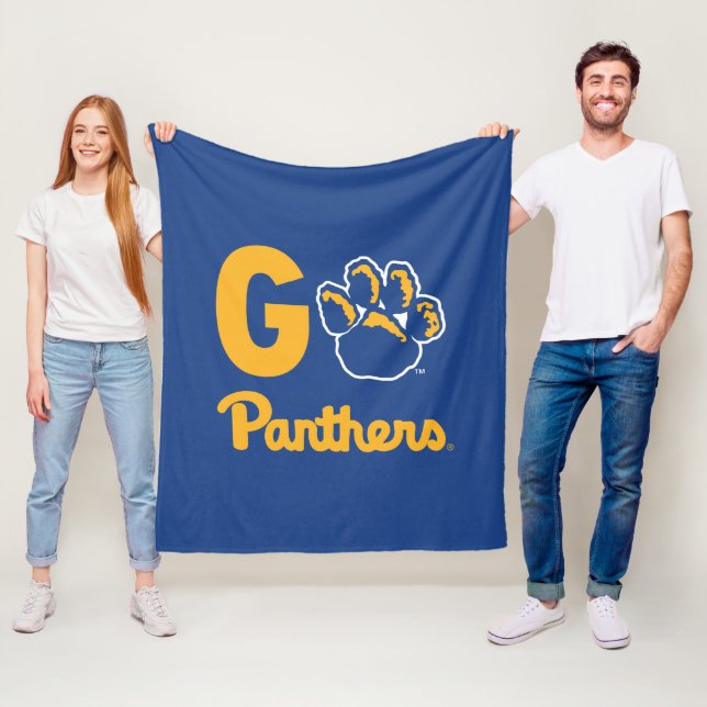Go Panthers Fleece Blanket (In Situ)
