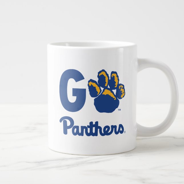 Go Panthers Giant Coffee Mug (Right)