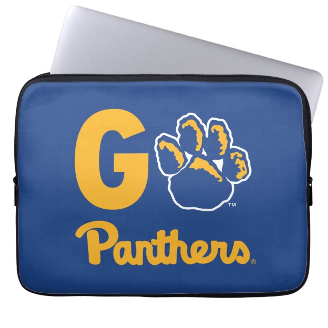 Go Panthers Laptop Sleeve (Front)