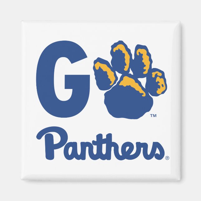 Go Panthers Magnet (Front)