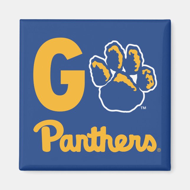 Go Panthers Magnet (Front)
