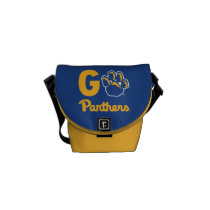 Go Panthers Messenger Bag