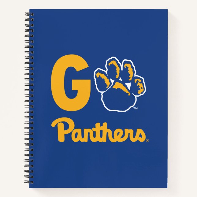 Go Panthers Notebook (Front)