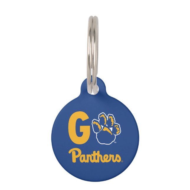 Go Panthers Pet ID Tag (Front)