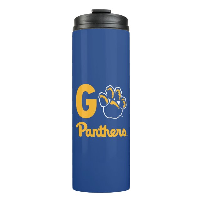 Go Panthers Thermal Tumbler (Front)