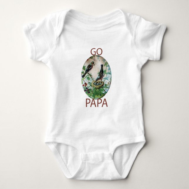 Go Papa Baby Bodysuit (Front)