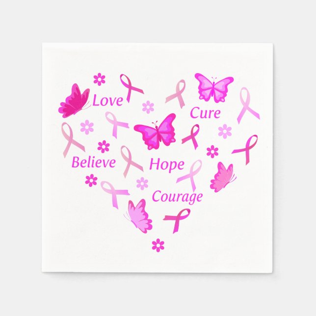 Go Pink Napkins (Front)