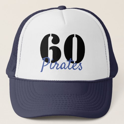 Go Pirates Leopard Mascot Trucker Hat