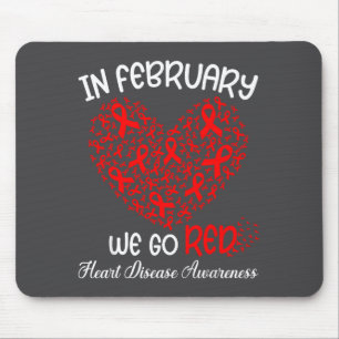 Go Red - American Heart Month Awareness In Februar Mouse Pad