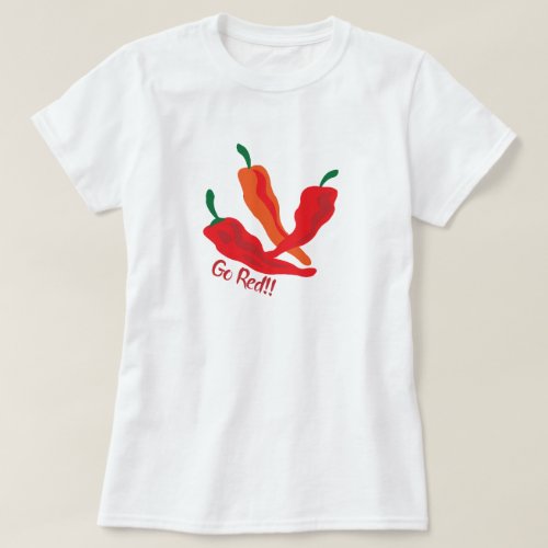 Go Red Chile Peppers T_Shirt