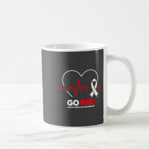 Go Red For Women American Chd Heart Disease Month  Coffee Mug