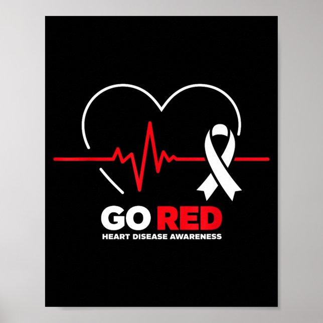 Go Red For Women American Chd Heart Disease Month  Poster (Front)