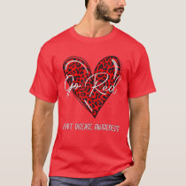 Go Red For Womens Heart Disease Awareness Month Le T-Shirt