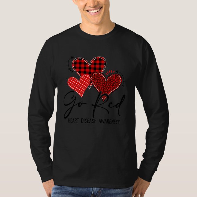 Go Red For Womens Heart Disease Awareness Month Le T-Shirt (Front)