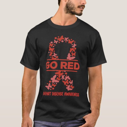 Go Red For Womens Heart Disease Awareness Wear Red T_Shirt