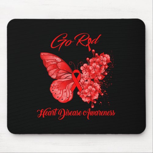 Go Red Heart Disease Awareness  Mouse Pad