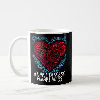 Go Red Hope Heart Disease Awareness For Coffee Mug