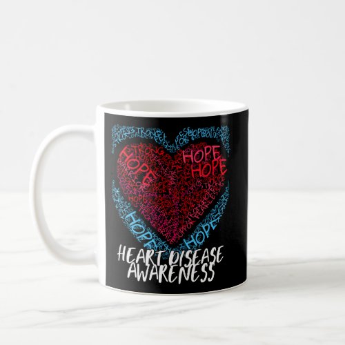 Go Red Hope Heart Disease Awareness For Coffee Mug