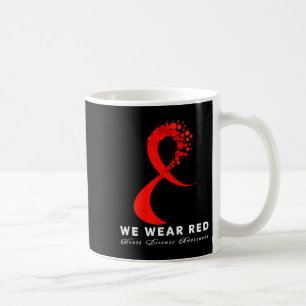 Go Red In February Heart Disease Awareness Health  Coffee Mug