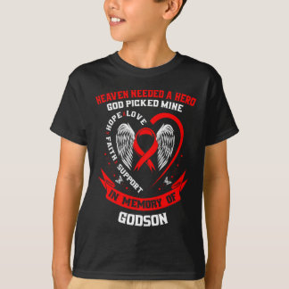 Go Red In Memory Of My Godson Heart Disease Awaren T-Shirt