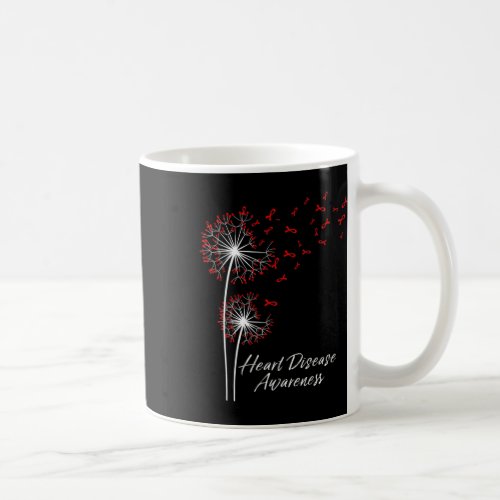 Go Red Ribbon Heart Disease Awareness Month Women  Coffee Mug