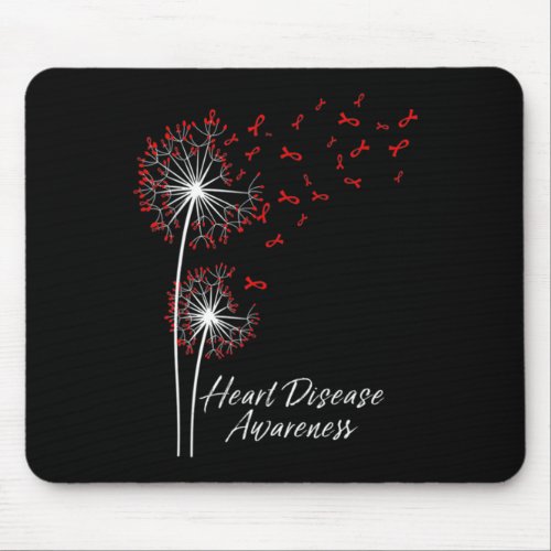 Go Red Ribbon Heart Disease Awareness Month Women  Mouse Pad