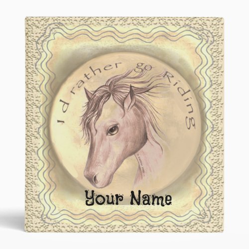 Go Riding Horse custom name binder