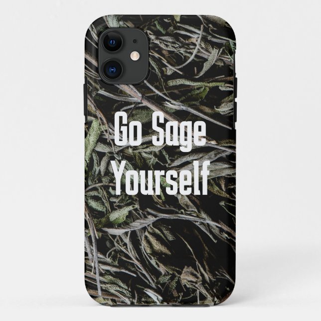 Go Sage Yourself  Case-Mate iPhone Case (Back)