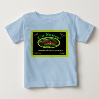 Go Sauce Baby T-Shirt Light Blue with Ingredients