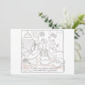 Go Scripture Coloring Postcard (Standing Front)