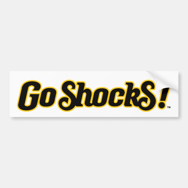 Go Shocks! Bumper Sticker (Front)