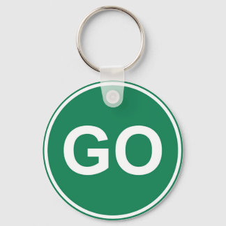 GO Sign Keychain