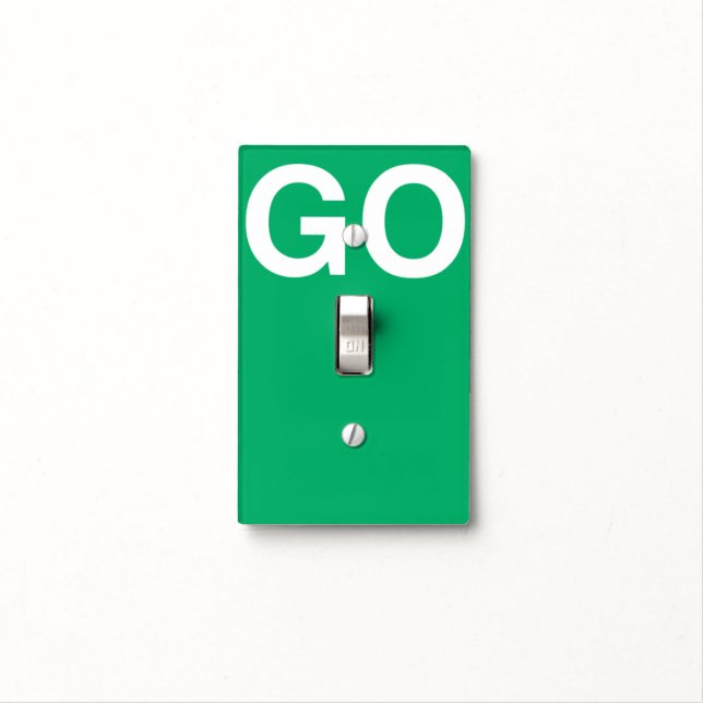 Go Sign  Light Switch Cover (In Situ)