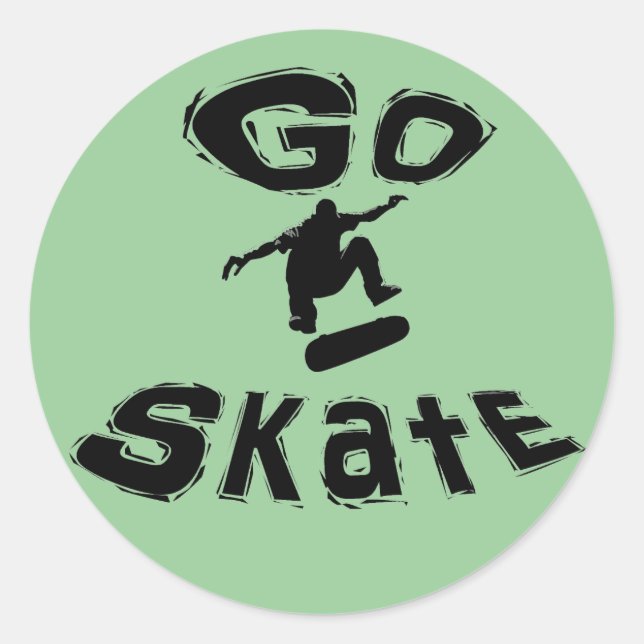 Go Skate Stickers (Front)