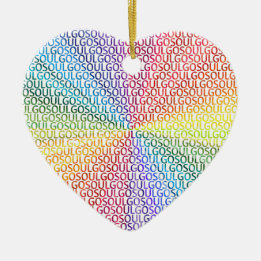 Go Soul! Ceramic Ornament