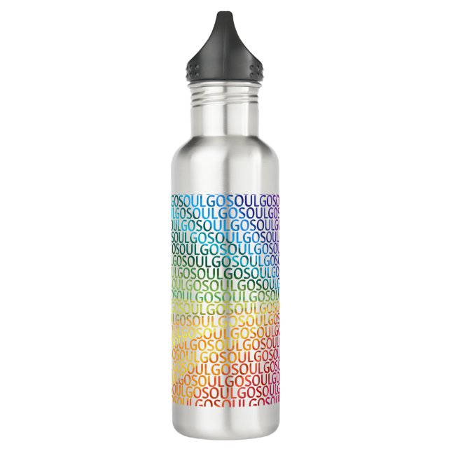 Go Soul! Stainless Steel Water Bottle (Left)