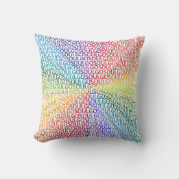 Go Soul! Throw Pillow