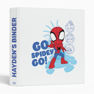 Go Spidey Go! Spidey Sense Tingling 3 Ring Binder