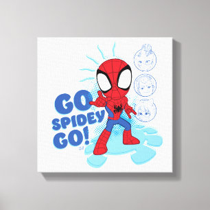 Go Spidey Go! Spidey Sense Tingling Canvas Print