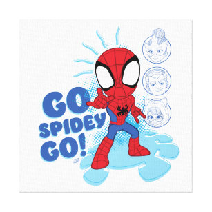 Spidey And His Amazing Friends Canvas Print for Sale by Vegas