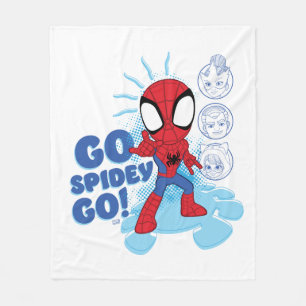 Go Spidey Go! Spidey Sense Tingling Fleece Blanket