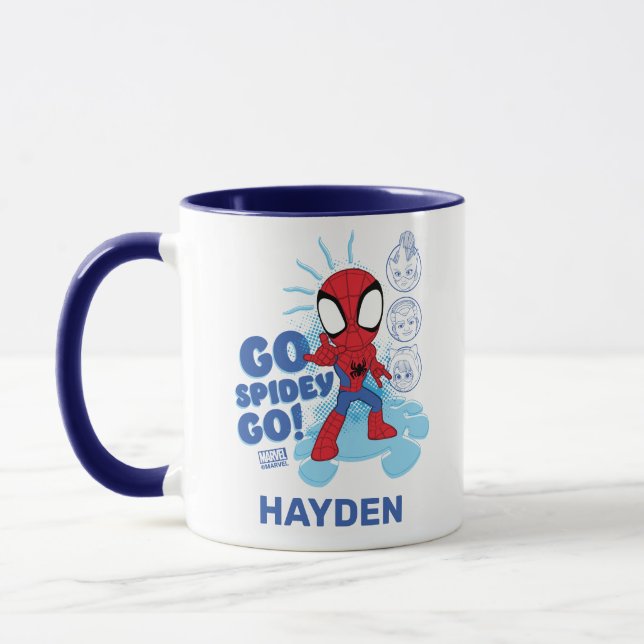 Go Spidey Go! Spidey Sense Tingling Mug (Left)